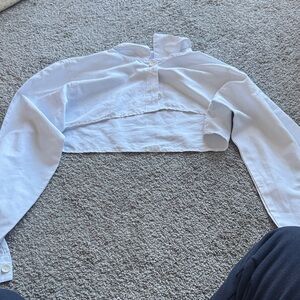 Thrill White Crop Top